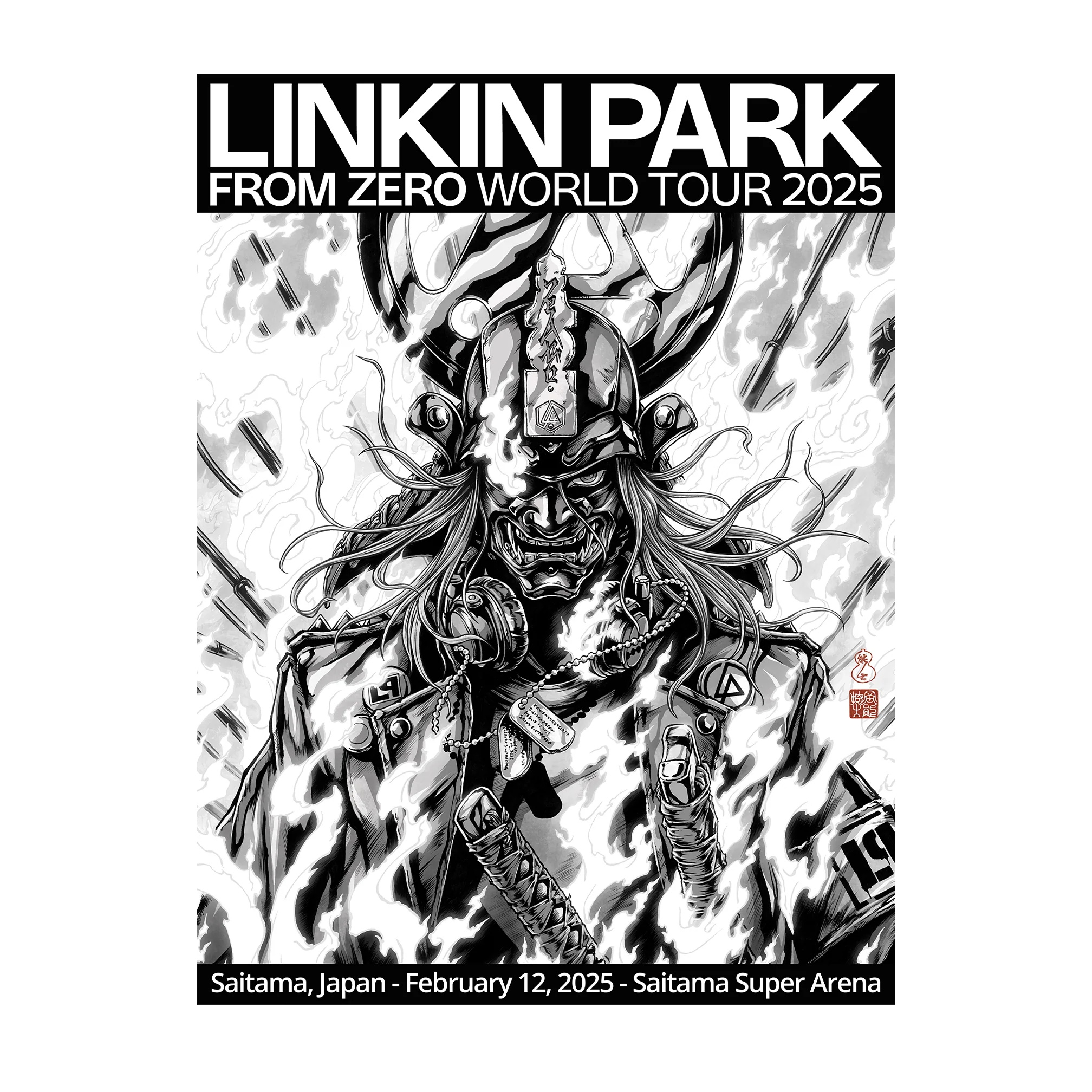 FZ 2025 Tour Saitama Poster (Feb 12th) - Takashi Okazaki