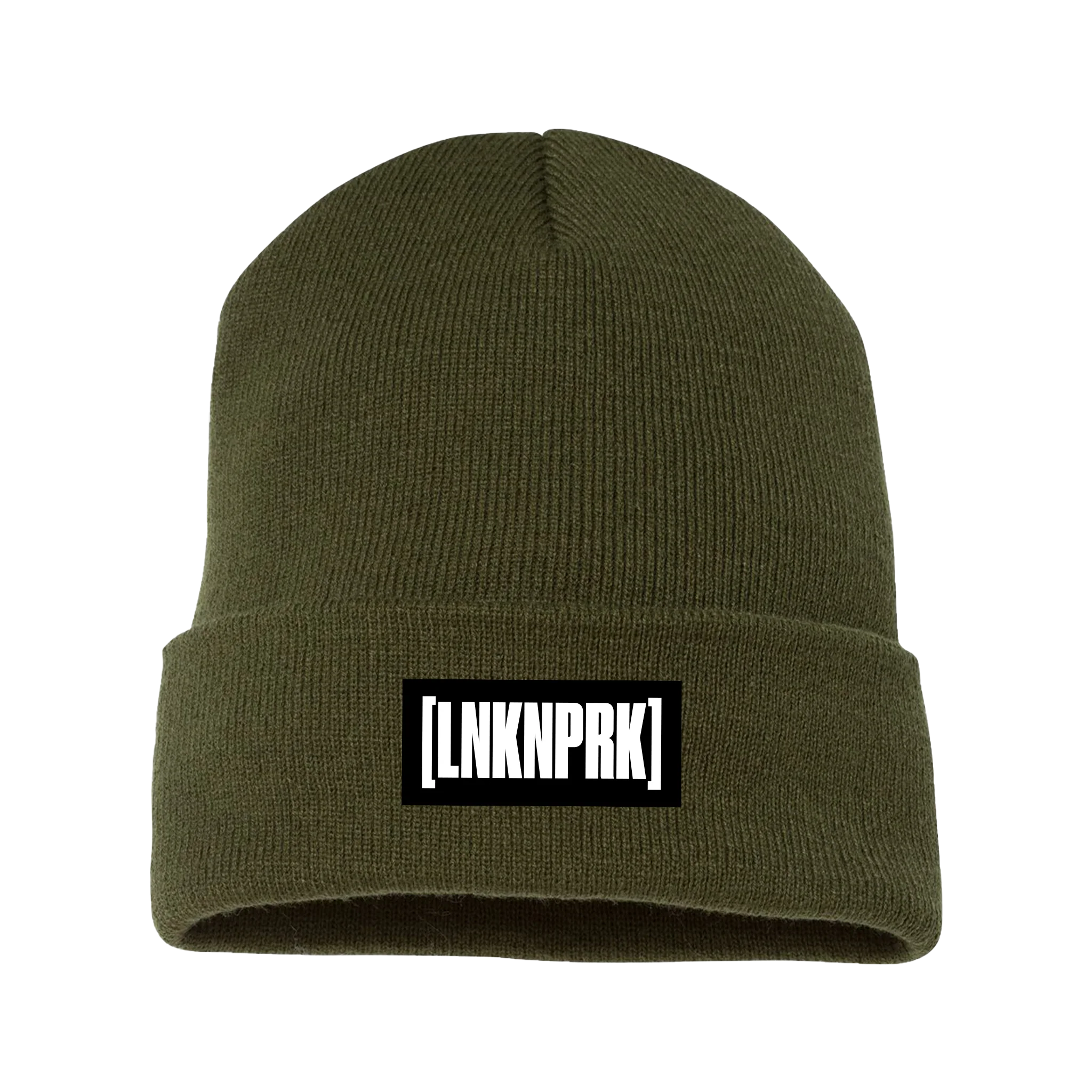 [LNKNPRK] Green Knit Beanie