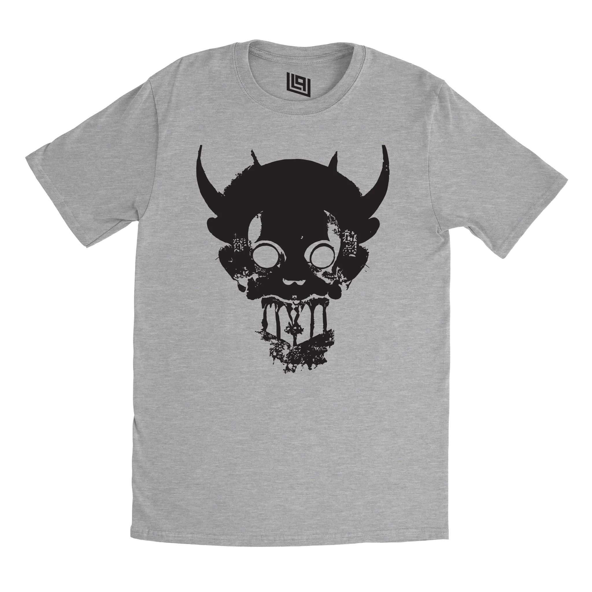 251-already-over-demon-heather-grey-tee-1.webp Already Over Demon Heather Grey Tee