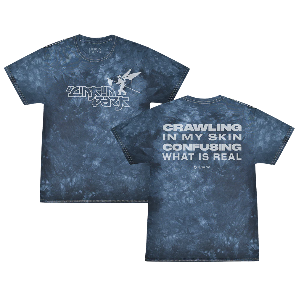 Crawling In My Skin Navy Washed Tee