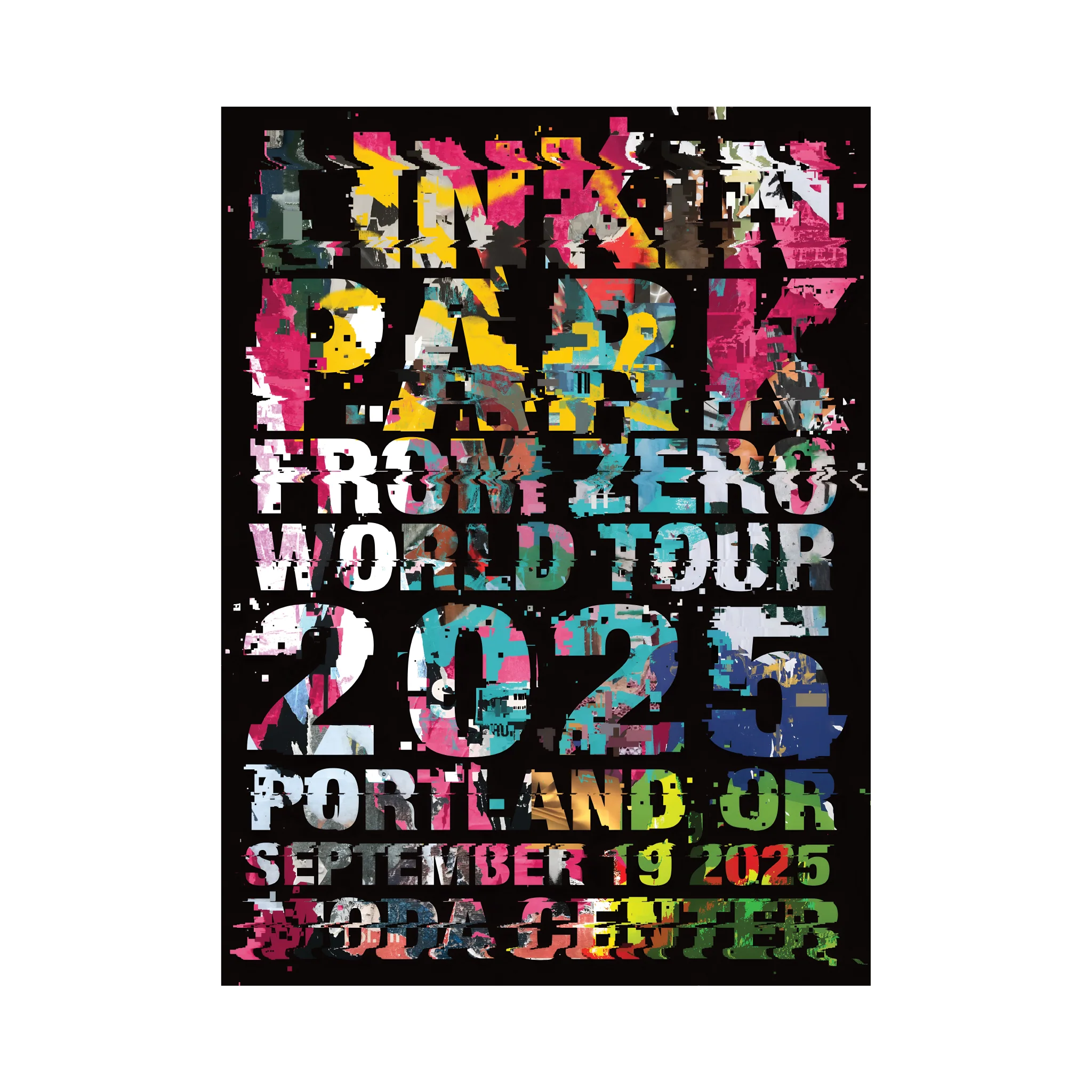 FZ 2025 Tour Portland Poster (Sep 19th) - ASKEW ONE