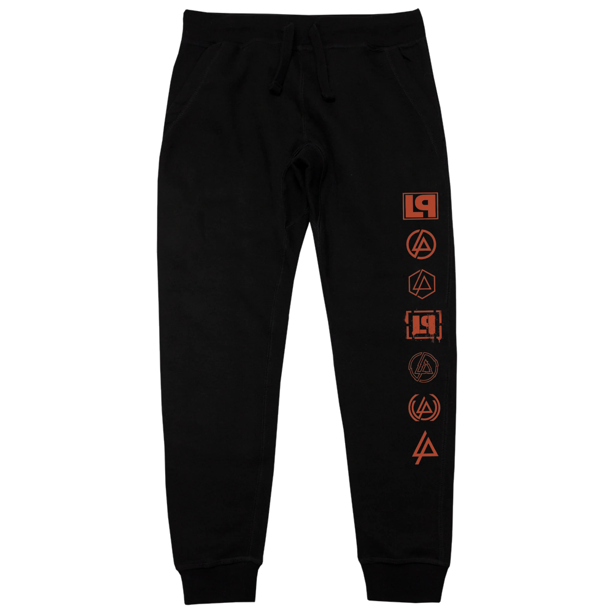 LP Icon Stacks Black Joggers