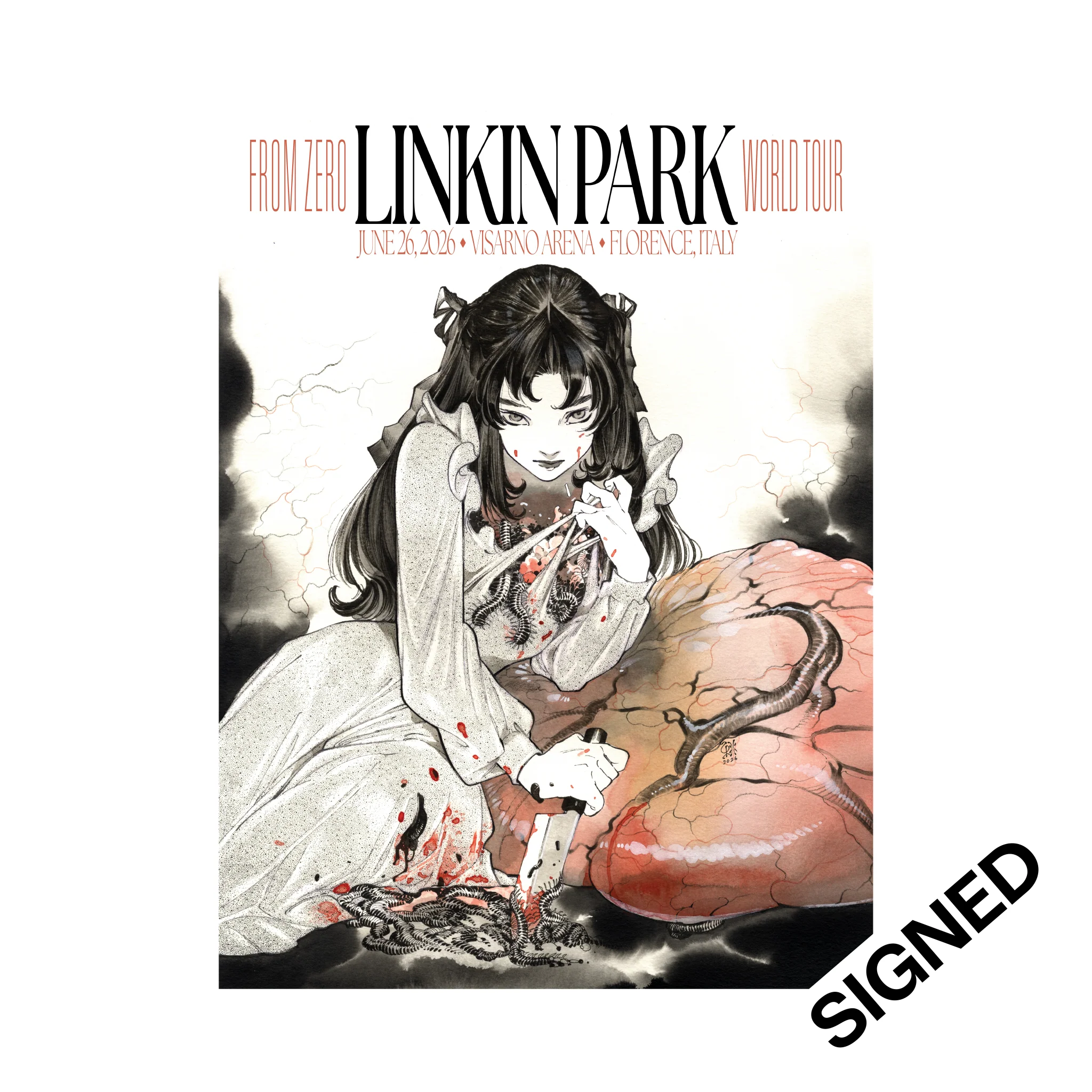 89-fz-2026-tour-florence-signed-poster-june-26th-peach-momoko-1.webp FZ 2026 Tour Florence Signed Poster (June 26th) - Peach Momoko
