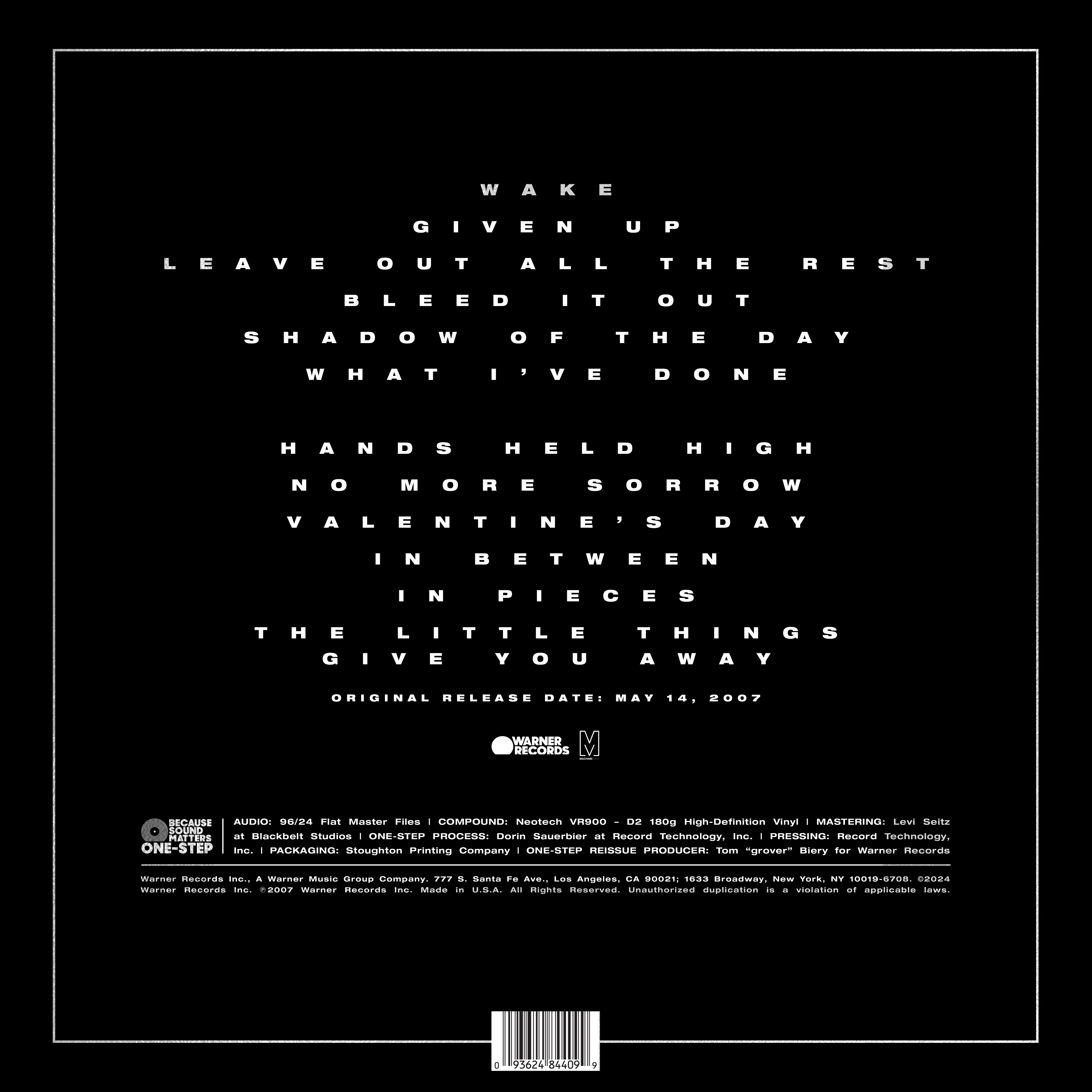 Minutes to Midnight One Step Vinyl